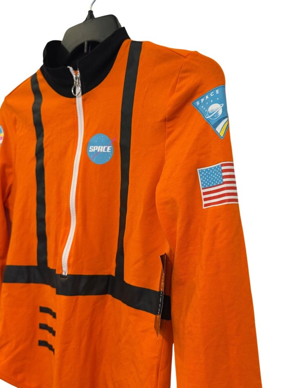 Orange Space Explorer Costume Bodysuit Chemistry Brand XL - Picture 3 of 8